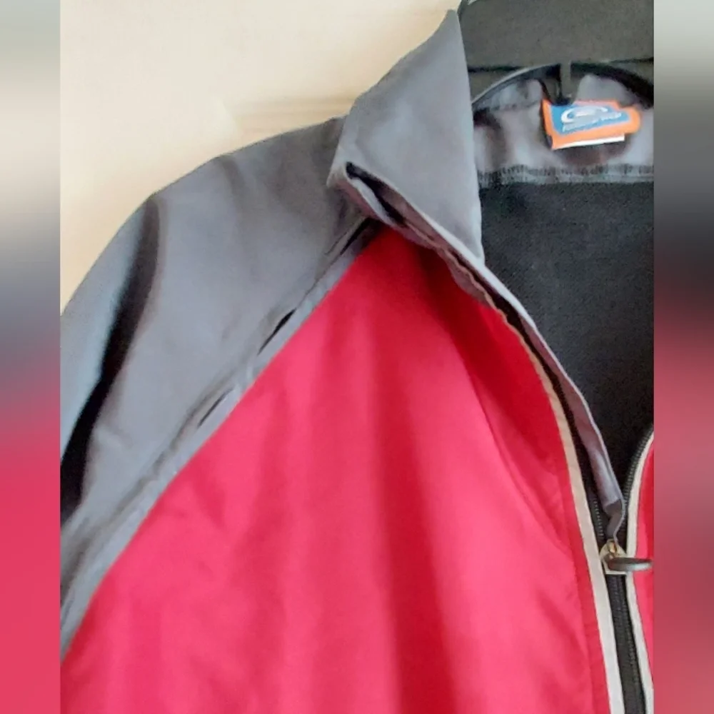 Performance Technical Wear Mens Large Convertible Windbreaker Jacket Vest Zip